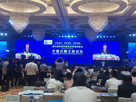 東盟使節代表團出席第九屆中博會開幕式